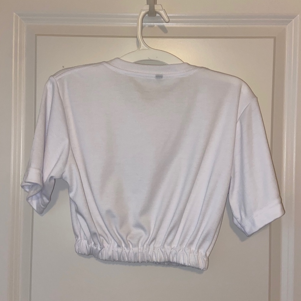 White crop top